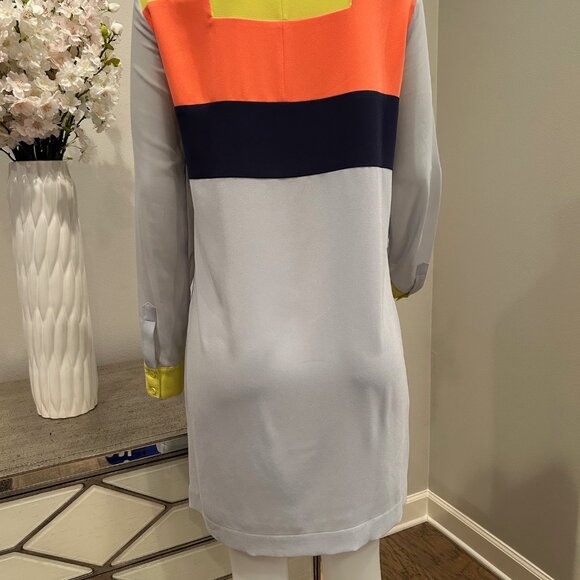 BCBGMaxazria Cally Haze Combo Color-block Dress - Picture 4 of 5